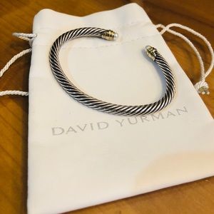 David Yurman Pearl Cable Bracelet